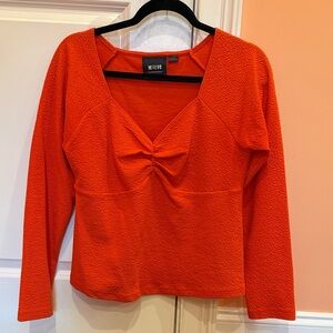 Maeve by Anthropologie orange top